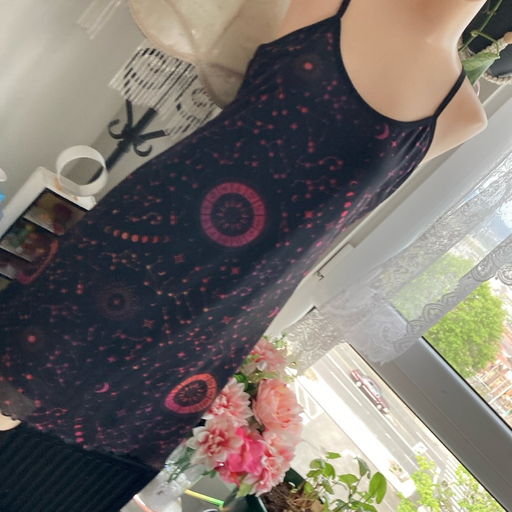 Dollskill Horoscopez zodiac celestial slip dress